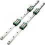 VEVOR HSR15 Linear Rail Guide 1000mm Slide Shaft Rod Set 4xHSR15 Bearing Block
