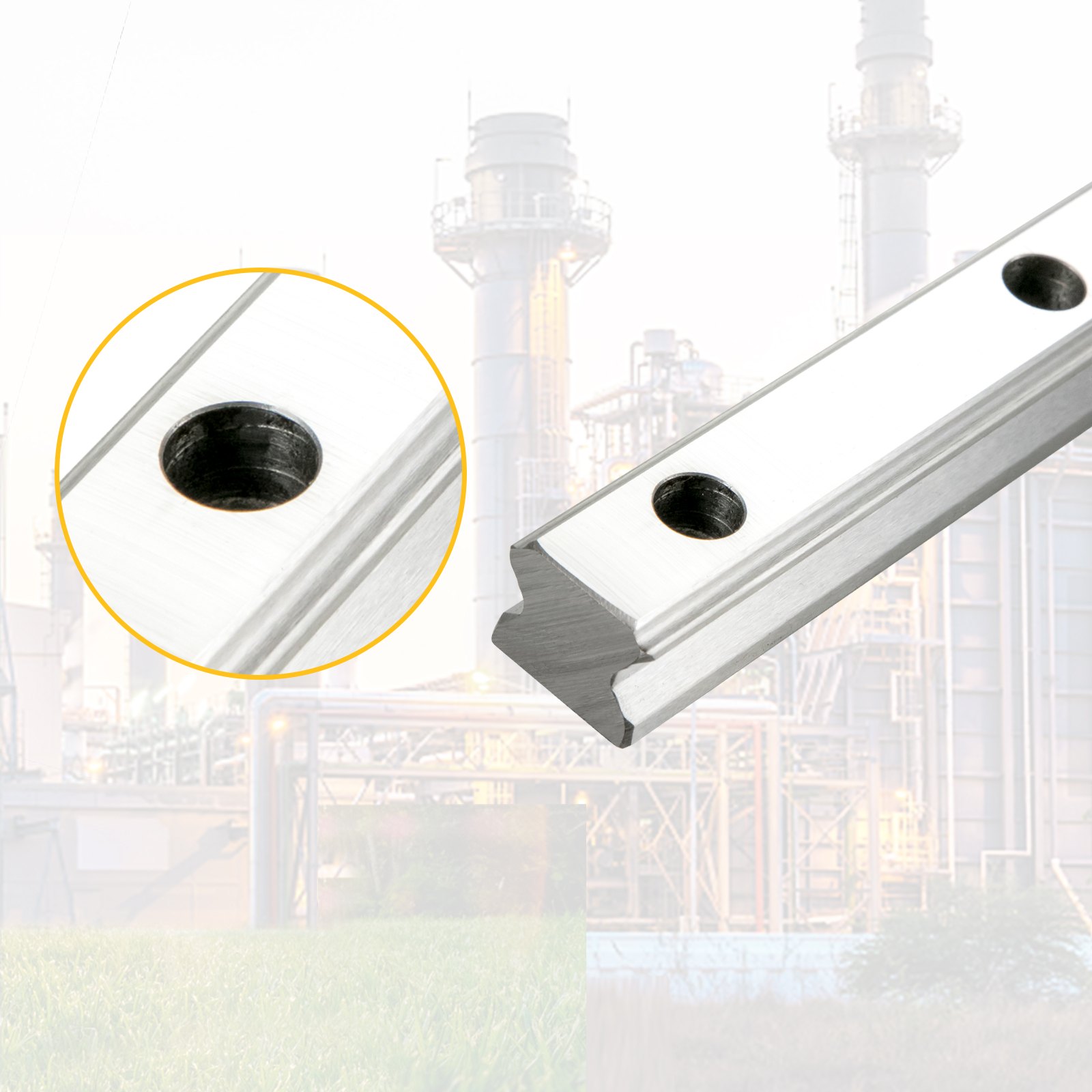 Vevor 2pcs Linear Rails Linear Bearings And Rails Hsr15-900mm Linear Slide Kit