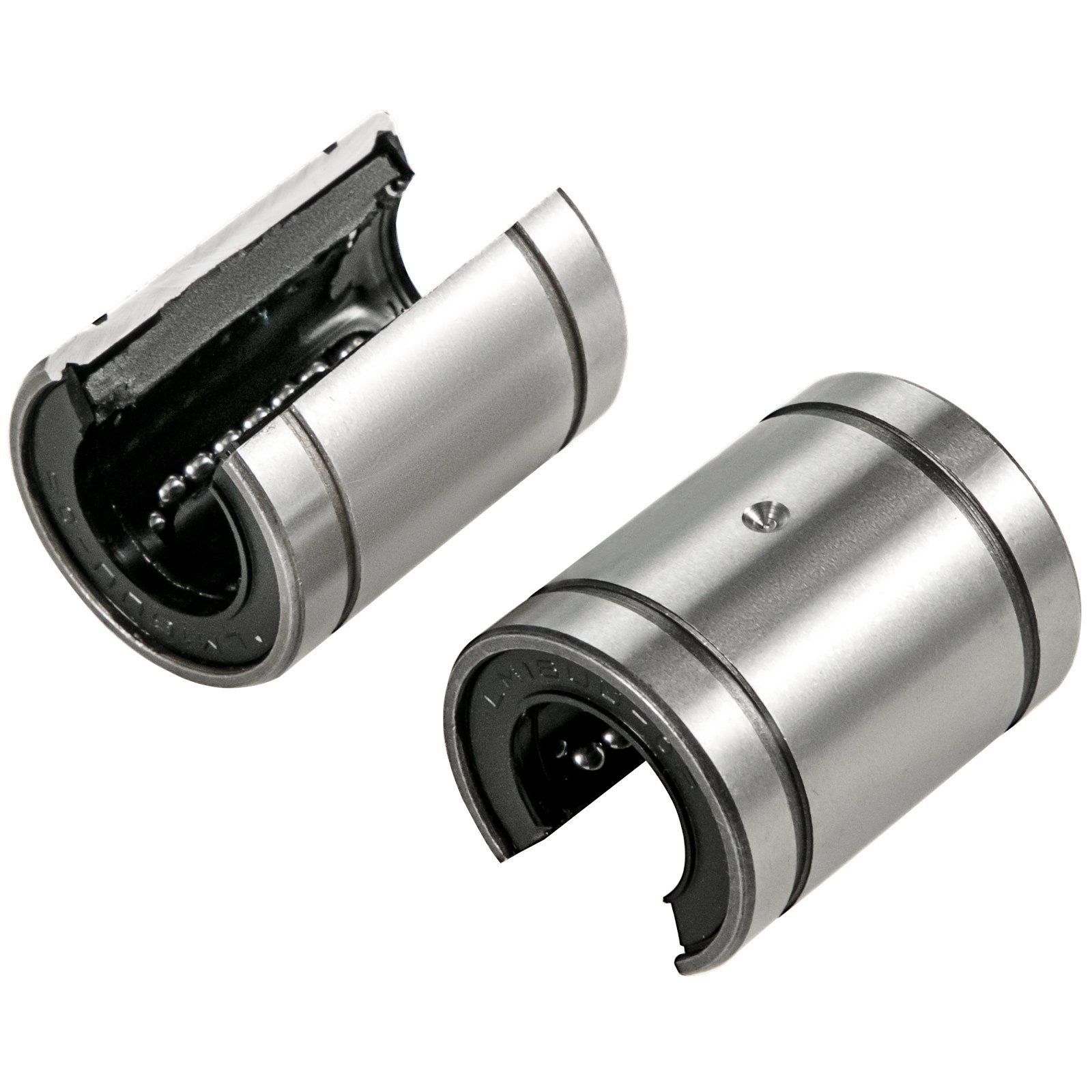 VEVOR linear rail ball bearing slides in metallic finish.