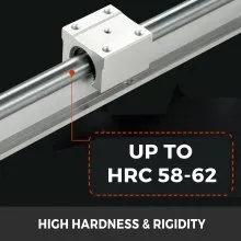 VEVOR Linear Rail 2PCS 500mm SBR16 Linear Slide Rail 4PCS SBR16UU Bearing Block CNC Kit Linear Rails and Bearings Kit CNC Rails Linear Rail Set for CNC Machines Automated Machines and Equipments