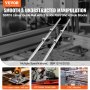 VEVOR Linear Guide Rail Set, SBR16 1500mm, 2 PCS 59 in/1500 mm SBR16 Guide Rails and 4 PCS SBR16UU Slide Blocks, Linear Rails and Bearings Kit for Automated Machines DIY Project CNC Router Machines
