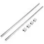 VEVOR Linear Guide Rail Set, SBR16 1500mm, 2 PCS 59 in/1500 mm SBR16 Guide Rails and 4 PCS SBR16UU Slide Blocks, Linear Rails and Bearings Kit for Automated Machines DIY Project CNC Router Machines