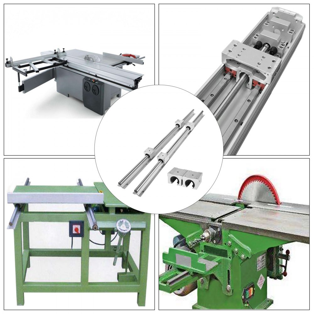 Linear Rail 2 X Sbr20-900mm Rails 4 X Blocks Automatic 2 Rails Slide Guide