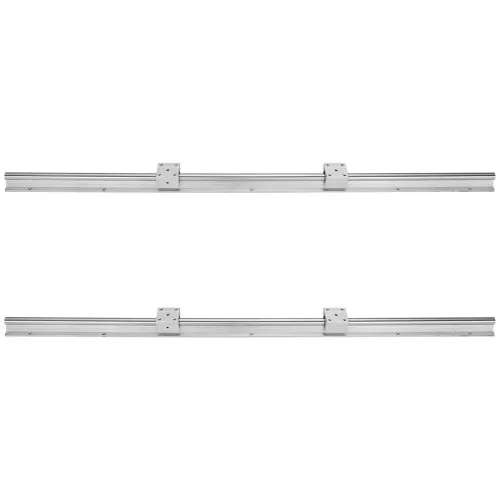 CNCYEAH 2 stuks lineaire geleiding SBR12-400 mm lineaire rail 4 stuks SBR12UU lagerblokken 4 stuks 12 mm vaste ring voor 3D-printers en CNC-machines CNCYEAH 2 stuks lineaire geleiding SBR12-400 mm lineaire rail 4 stuks SBR12UU lagerblokken 4 stuks 12 mm vaste ring voor 3D-printers en CNC-machines