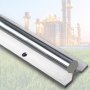 VEVOR Linear Rail 2 Set SBR 25-1100mm 2 Linear Rail Guide and 4 Square Type Carriage Bearing Bloc