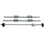 VEVOR Linear Guide Rail, 2PCS HGR20-1000mm Linear Slide Rail + 1Pcs RM1605-1000mm Ballscrew with BF12/BK12 Kit, Coupling, Slide Blocks Linear Guide Rail Set for DIY CNC Routers Lathes Mills