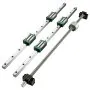VEVOR Linear Guide Rail 2Pcs HGR20-1500mm Linear Slide Rail with 1Pcs RM1605-1500mm Ballscrew with BF12/BK12 Kit Linear Slide Rail Guide Rail Square for DIY CNC Routers Lathes Mills