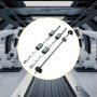 VEVOR linear guide rail kit highlighted in a robotic assembly line setting.