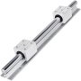 SBR25-530mm Linear Rail 2x Bearing Blocks Routers Aluminum Alloy Slide Guide