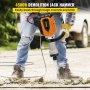 VEVOR Demolition Jack Hammer, 4500W 1800BPM, 1-1/8\" Hex Heavy Duty Concrete Breaker w/Chisel, Case & Gloves, 110V Industrial Electric Jackhammer for Demolishing, Chipping & Demo, CE Approved, Yellow