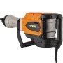 VEVOR Demolition Jack Hammer, 4500W 1800BPM, 1-1/8" Hex Heavy Duty Concrete Breaker w/Chisel, Case & Gloves, 110V Industrial Electric Jackhammer for Demolishing, Chipping & Demo, CE Approved, Yellow