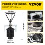VEVOR Cylinder Liner Remover, Fit for 4.9" to 5.63" Bore, Compatible with Detroit Diesel 60 Series 12.7L & 14L and MTU S2000 Engines, Sturdy 45# Steel Liner Puller for Auto Repair