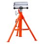 VEVOR Rullestativ, Heavy Duty 2500 LBS Belastningskapacitet, 27,6"-52" Højdejusterbar, 45# Stål folderullestøttestativ til rør, træplader