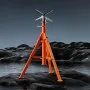 VEVOR Pipe Stand, 2500LBS Heavy Duty Pipe Stands, 27.2"-52" Height Adjustable V Head Pipe Stand, 45# Steel Folding Stand for 1/2-12 inches Pipes