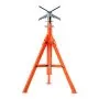 VEVOR Pipe Stand, 2500LBS Heavy Duty Pipe Stands, 27.2"-52" Height Adjustable V Head Pipe Stand, 45# Steel Folding Stand for 1/2-12 inches Pipes