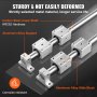 VEVOR Linear Guide Rail Set, SBR25 1200mm, 2 PCS 47.2 in/1200 mm SBR25 Guide Rails and 4 PCS SBR25UU Slide Blocks, Linear Rails and Bearings Kit for Automated Machines DIY Project CNC Router Machines