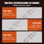 VEVOR Linear Guide Rail Set, SFC20 1200mm, 2 PCS 39.4 in/1000 mm SFC20 Guide Rails 4 PCS SC20 Slide Blocks 4 PCS Rail Supports, Linear Rails and Bearings Kit for Automated Machines CNC DIY Project