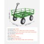 VEVOR Steel Garden Cart 1200lbs Capacity Heavy Duty Wagon Cart 13in Tires