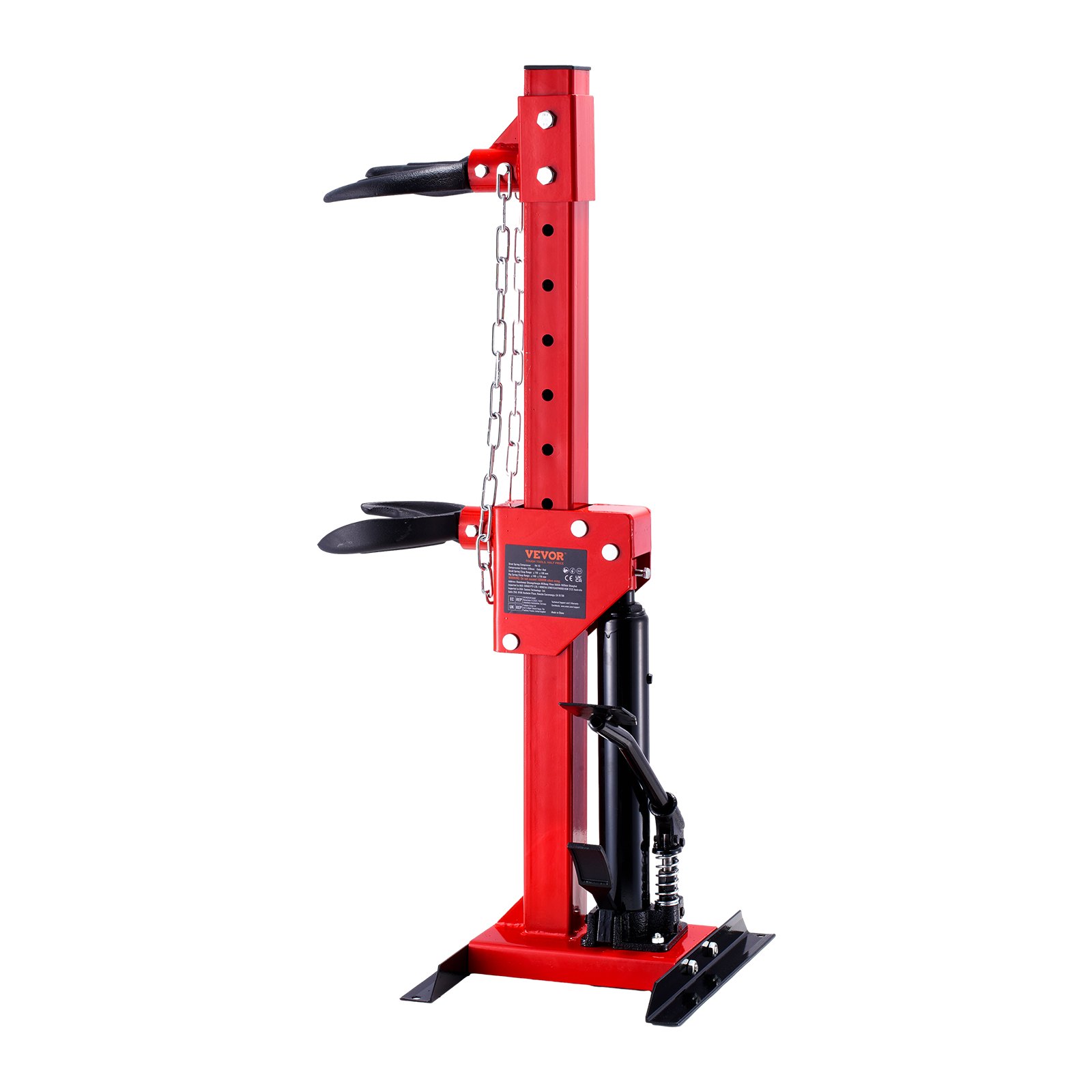 VEVOR Strut Spring Compressor, 4.5 Ton/4499.6 kg Hydraulic Jack Capacity, 1 Ton Rated Compression Force, Auto Strut Coil Spring Compressor Tool, Hydraulic Spring Compressor for Strut Spring Removing
