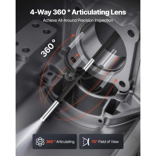 Artikuleeruv endoskoop 4-suunaline 360°, 3,9 mm, 1,5 m kaabel — pilt 2
