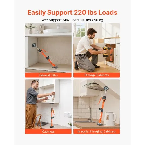 Teleskoop-tugipostid, 2 tk, 38-61 cm — pilt 3