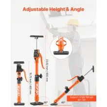 VEVOR 2Pcs Cabinet Jack Support Pole 40-60 cm Telescopic Quick Support Rod