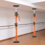 VEVOR Cabinet Jack Support Pole, 2-Pack, 48-75 cm Steel Telescopic Quick Support Rod, Adjustable 3rd Hand System up to 100 kg Capacity for Installing Cabinets, Lifting Drywall, Cargo Bars