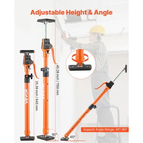 Teleskoop-tugipostid, 2 tk, 64,5-115 cm — pilt 2
