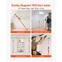 VEVOR Cabinet Jack Support Pole, 4-Pack, 125-291 cm Steel Telescopic Quick Support Rod, Adjustable 3rd Hand System up to 90 kg Capacity for Installing Cabinets, Lifting Drywall, Cargo Bars