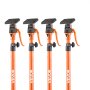 VEVOR Cabinet Jack Support Pole, 4-Pack, 125-291 cm Steel Telescopic Quick Support Rod, Adjustable 3rd Hand System up to 90 kg Capacity for Installing Cabinets, Lifting Drywall, Cargo Bars