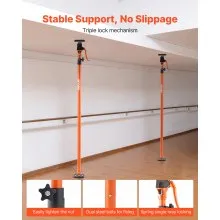VEVOR 4Pcs Cabinet Jack Support Pole 125-291 cm Telescopic Quick Support Rod