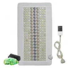 VEVOR Far Infrared Heating Pad 132 Natural Jade 54 Tourmaline Stone Heating Pad