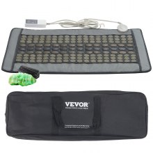 VEVOR Far Infrared Heating Pad 108 Natural Jade 42 Tourmaline Stone Värmedyna