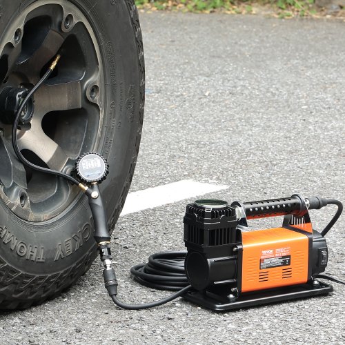 Compresseur d'air a Piston 12V, 10 BAR, 40L/Min, Manomètre Analogique, 4 Adaptateurs Compresseur d'air a Piston 12V, 10 BAR, 40L/Min, Manomètre Analogique, 4 Adaptateurs