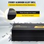 VEVOR power inverter with sturdy aluminum alloy shell and 5000w continuous power.