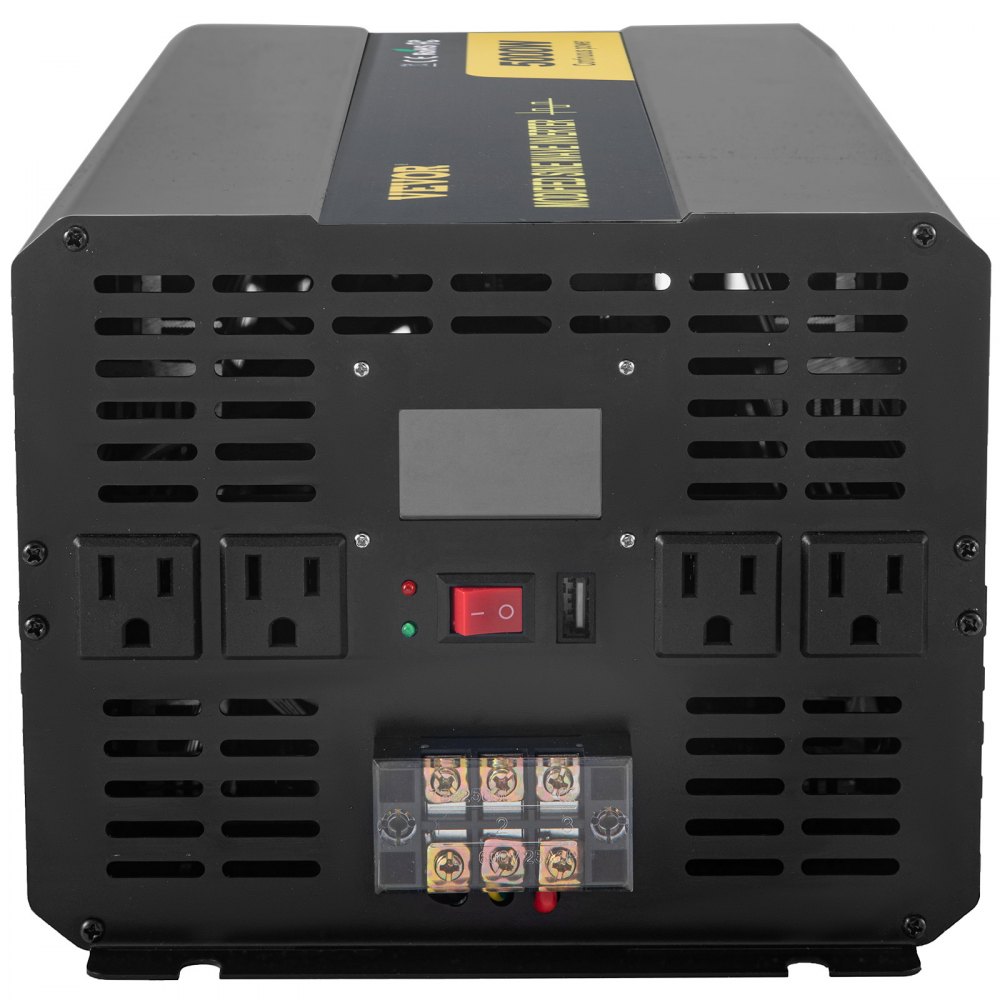 VEVOR Modified Sine Wave Power Inverter 6000W 12000W dc 12V to 120V ac w/ LCD