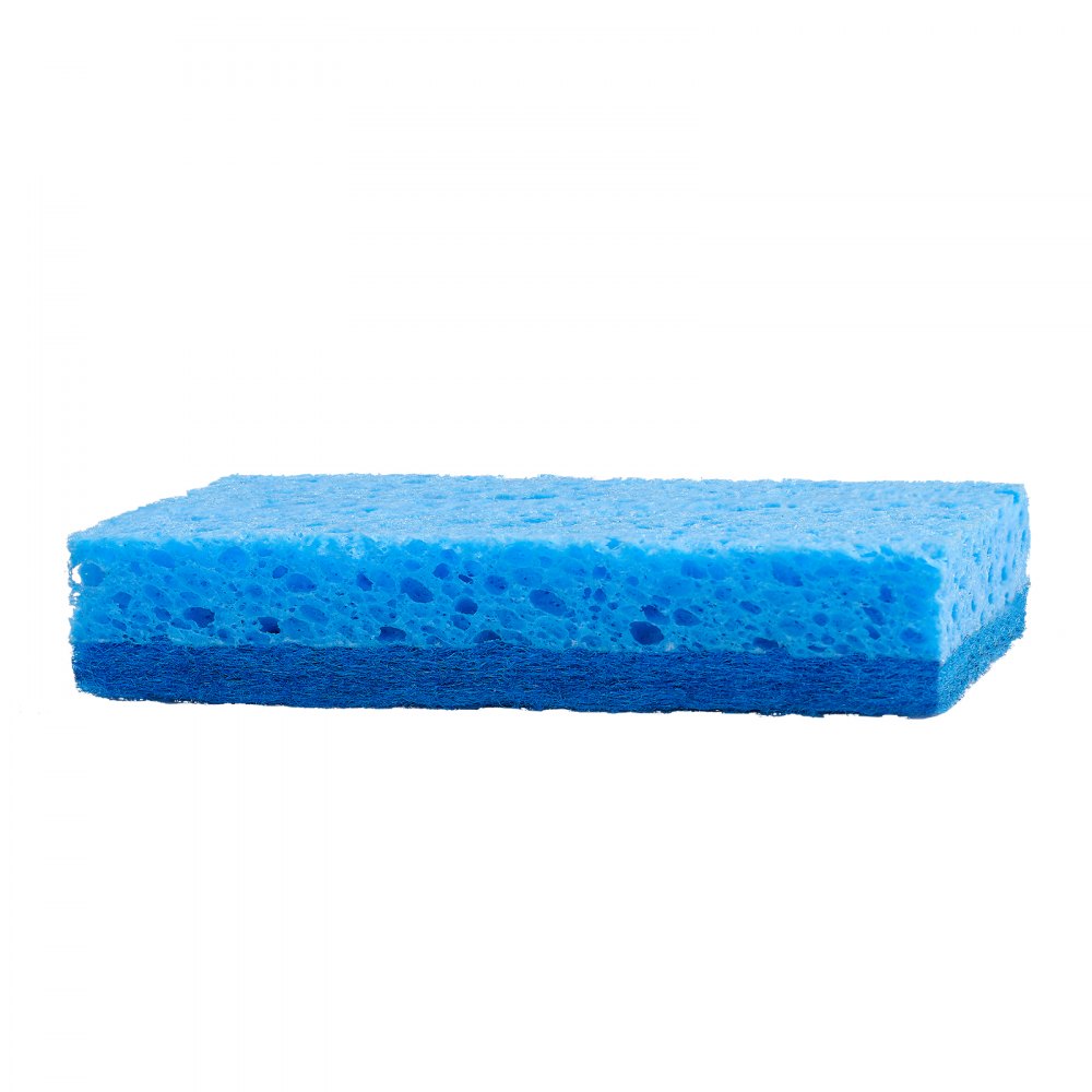 VEVOR Sponges, 12 Pcs Durable Natural Kitchen Sponges with Cellulose & Scrub Pad, Easy-to-Rinse Cleaning Sponges with Honeycomb Structure & Quick Water Absorption, Fit for Home Cleaning