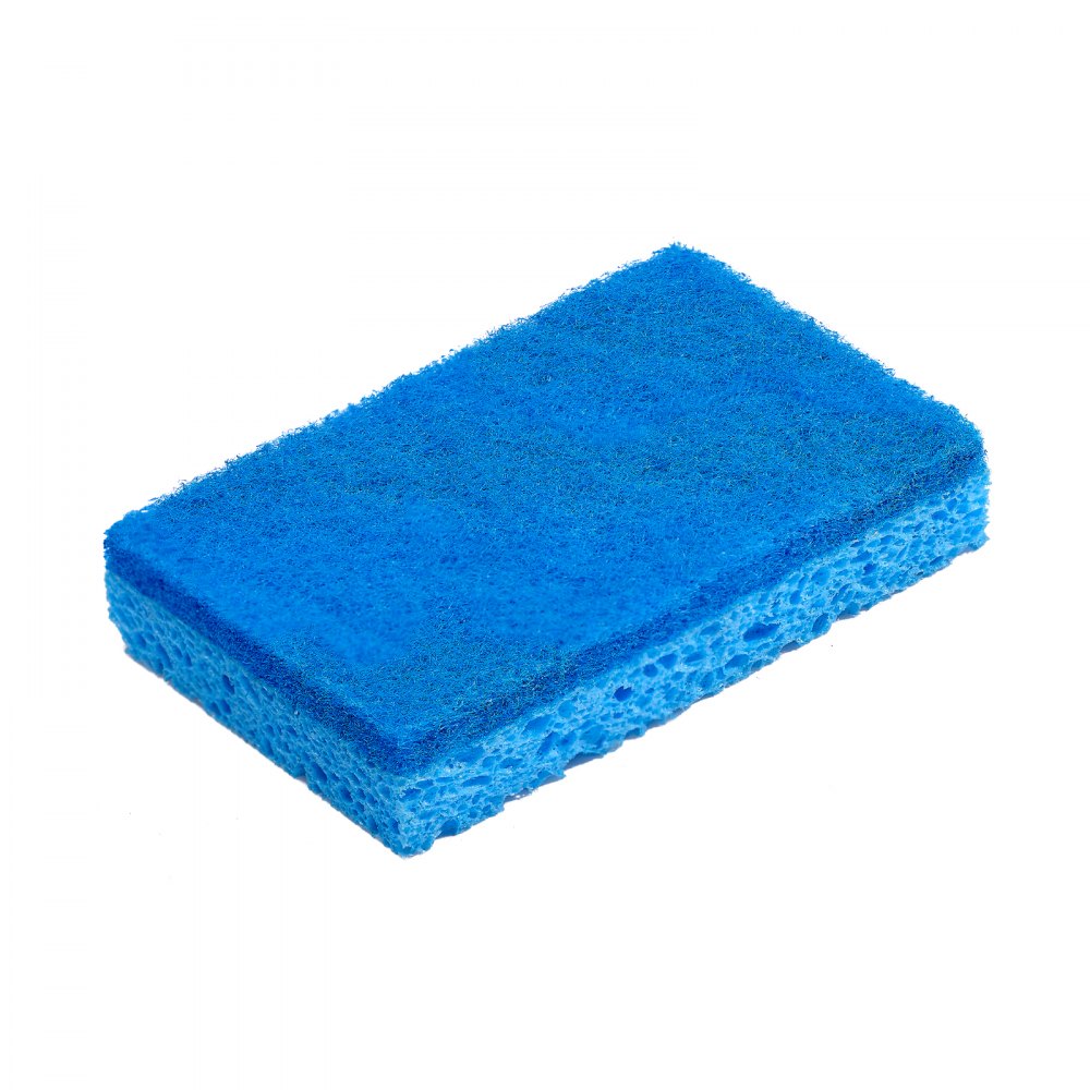 VEVOR Sponges, 12 Pcs Durable Natural Kitchen Sponges with Cellulose & Scrub Pad, Easy-to-Rinse Cleaning Sponges with Honeycomb Structure & Quick Water Absorption, Fit for Home Cleaning