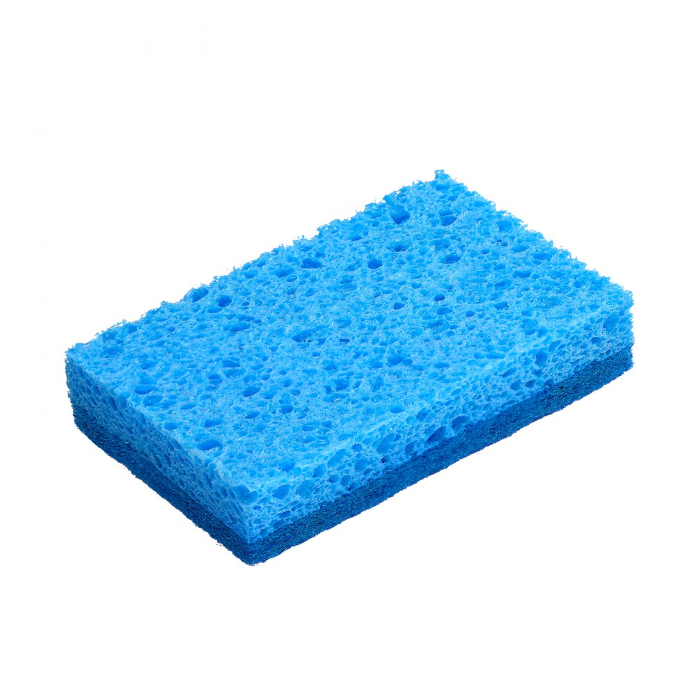 VEVOR Sponges, 12 Pcs Durable Natural Kitchen Sponges with Cellulose & Scrub Pad, Easy-to-Rinse Cleaning Sponges with Honeycomb Structure & Quick Water Absorption, Fit for Home Cleaning
