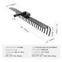VEVOR Tow Behind Landscape Rake, 60" Tow Dethatcher with 21 Steel Coil Tines, Lawn Dethatcher Rake Attaches to 48" or 60" Toolbars and 3-point Suspension Systems, for Leaves, Pine Needles, and Grass