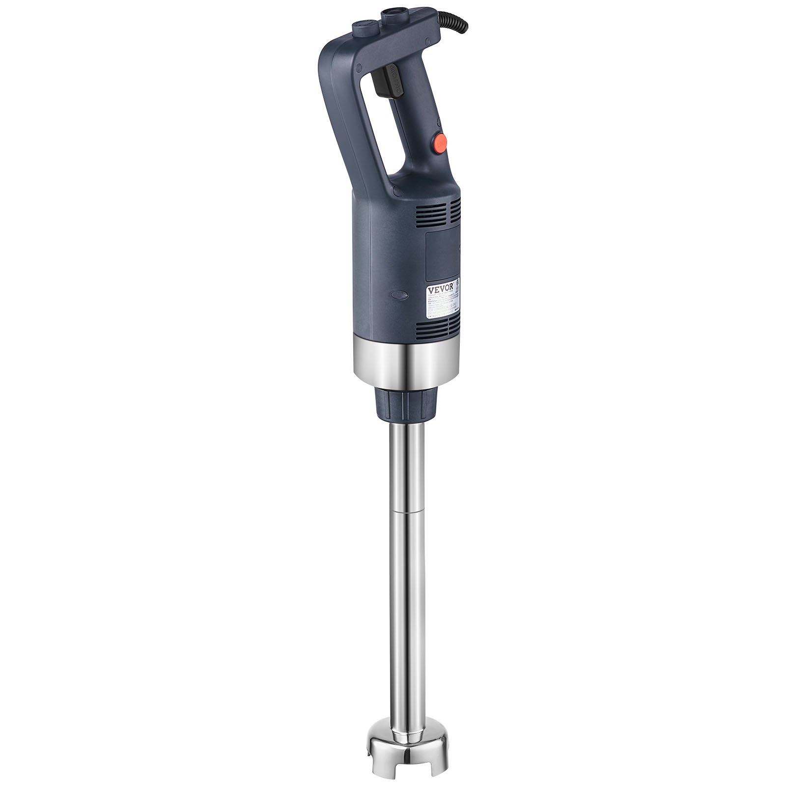 VEVOR Commercial Immersion Blender, 500W Heavy Duty Hand Mixer, 16 inch Stepless Variable Speed Mixer with Stainless Steel Blade, Multi-Purpose Portable Mixer for Soup, Sauces, Mashed Potatoes, Cream
