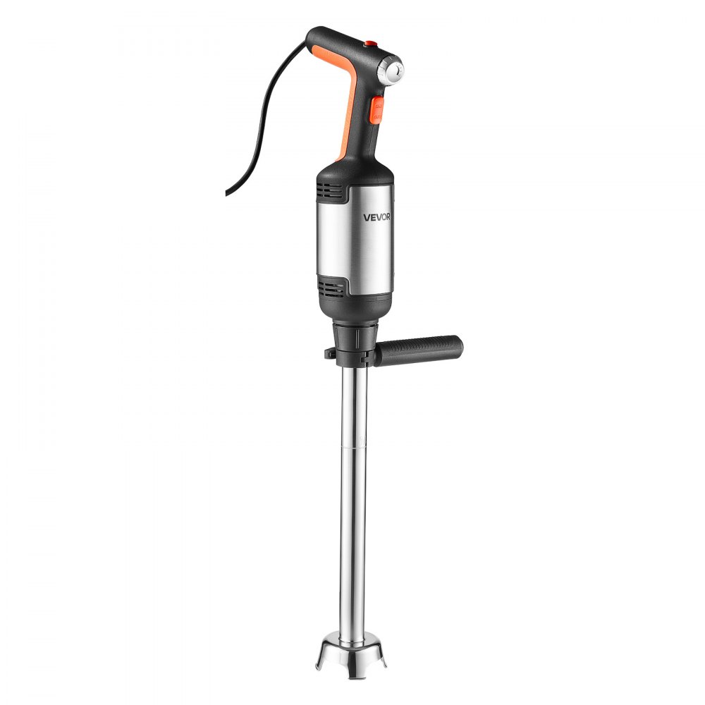 VEVOR Commercial Immersion Blender, 750W, 53 cm, Heavy-Duty Hand Mixer for Restaurant, Handheld Stick for Soups & Sauces, Pure-Copper Motor, Variable Speed, Stainless Steel 3-Blade Head, Handle