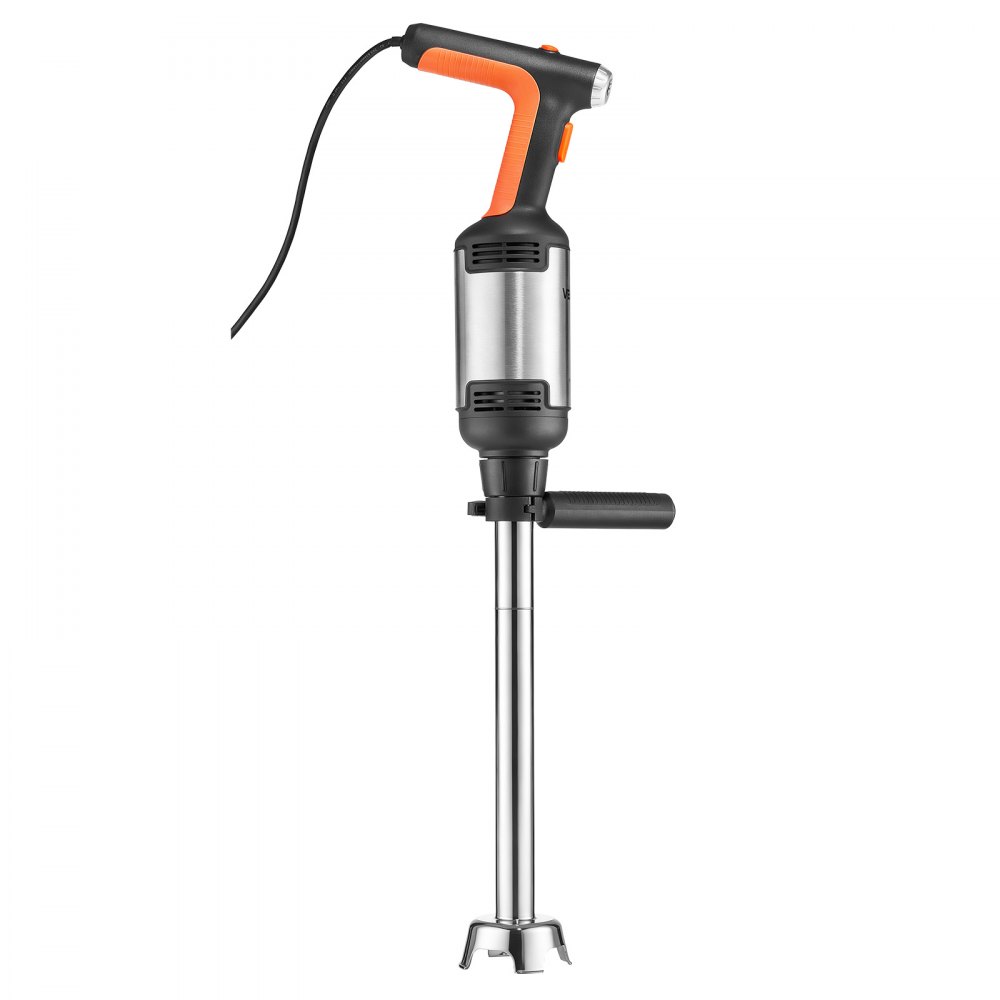 VEVOR Commercial Immersion Blender, 750W, 53 cm, Heavy-Duty Hand Mixer for Restaurant, Handheld Stick for Soups & Sauces, Pure-Copper Motor, Variable Speed, Stainless Steel 3-Blade Head, Handle