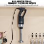 VEVOR Commercial Immersion Blender Heavy Duty Hand Mixer 500W Variable Speed