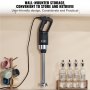 VEVOR Commercial Immersion Mixer Heavy Duty Hand Mixer 750W Variabel hastighet