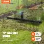 VEVOR Tow Behind Landscape Rake 72"/183 cm Lawn Dethatcher Rake with 32 Steel Tines