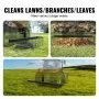 VEVOR Tow Behind Landscape Rake 72"/183 cm Lawn Dethatcher Rake with 32 Steel Tines