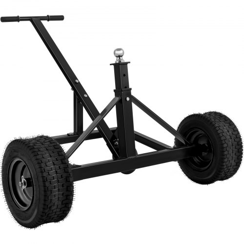 VEVOR Adjustable Trailer Dolly, 1500 Lbs Capacity Trailer Mover Dolly, 25.6" - 33.5" Adjustable Height, Manual Trailer Mover with 16” Wheels, Heavy-Duty Tow Dolly for Car, RV, Boat