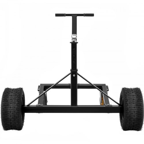 VEVOR Adjustable Trailer Dolly, 1500 Lbs Capacity Trailer Mover Dolly, 25.6" - 33.5" Adjustable Height, Manual Trailer Mover with 16" Wheels, Heavy-Duty Tow Dolly for Car, RV, Boat
