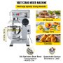 VEVOR Commercial Electric Food Mixer Stand Mixer 10Qt Dough Mixer 3 Speeds 450W